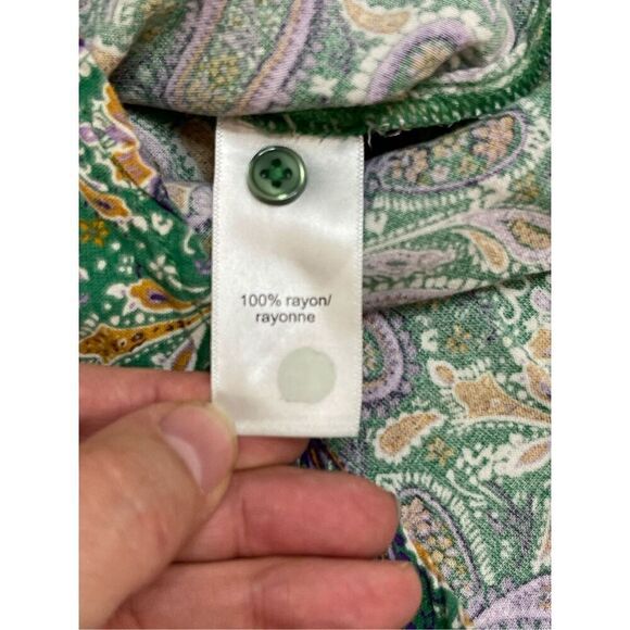 Maurice’s women’s hankerchief blouse size 0X or 14/16W - Picture 5 of 6